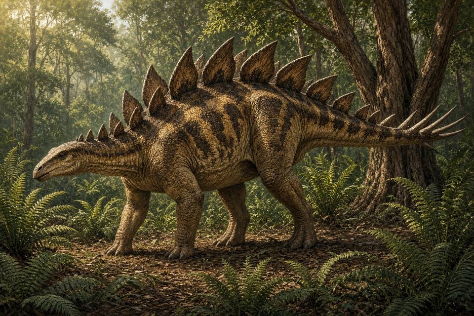 Original drawing of Dacentrurus