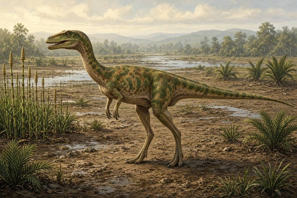 Original drawing of Daemonosaurus