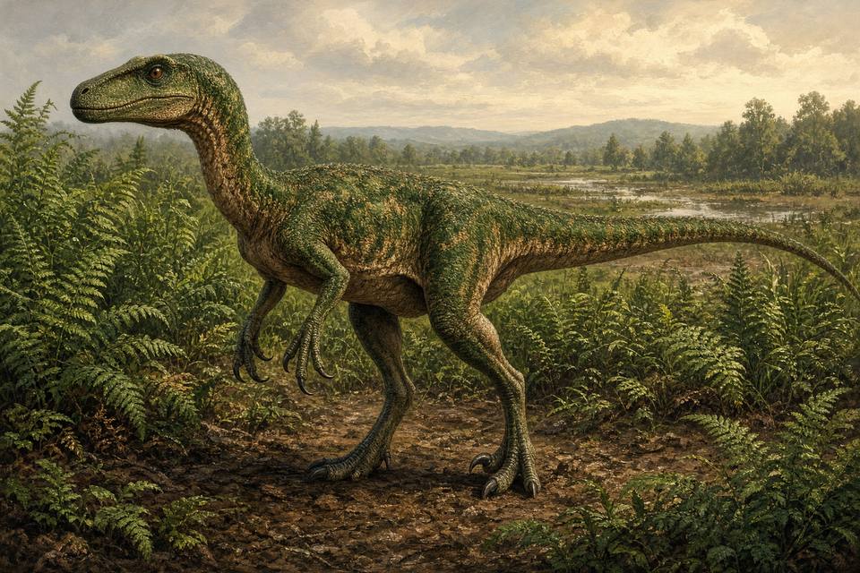 Original drawing of Dakotaraptor