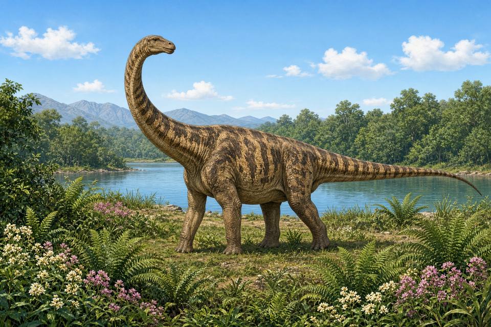 Original drawing of Demandasaurus