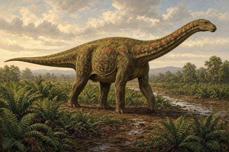 Original drawing of Diamantinasaurus