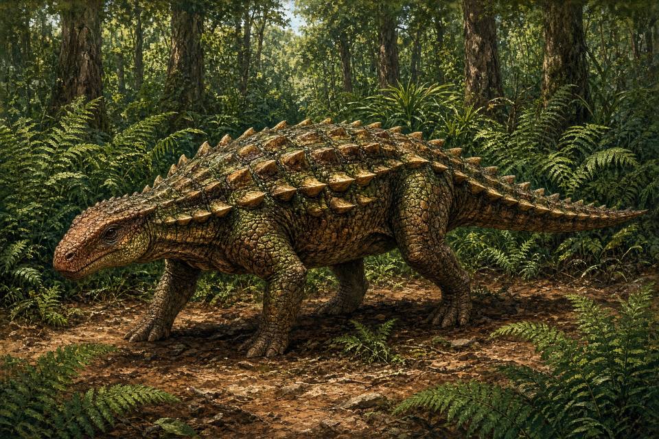 Original drawing of Dongyangopelta