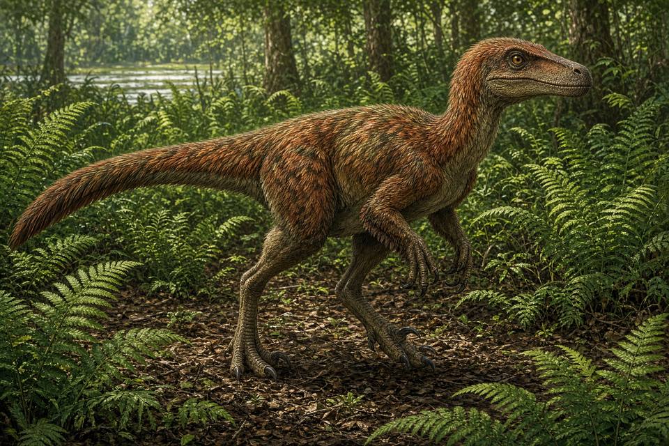 Original drawing of Dromaeosaurus
