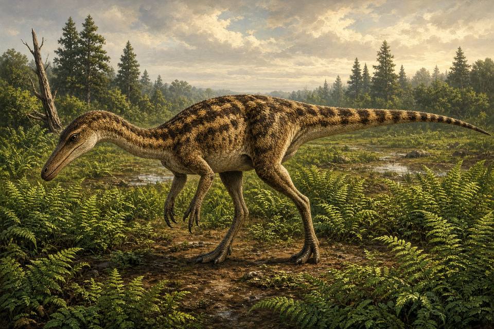 Original drawing of Dromiceiomimus