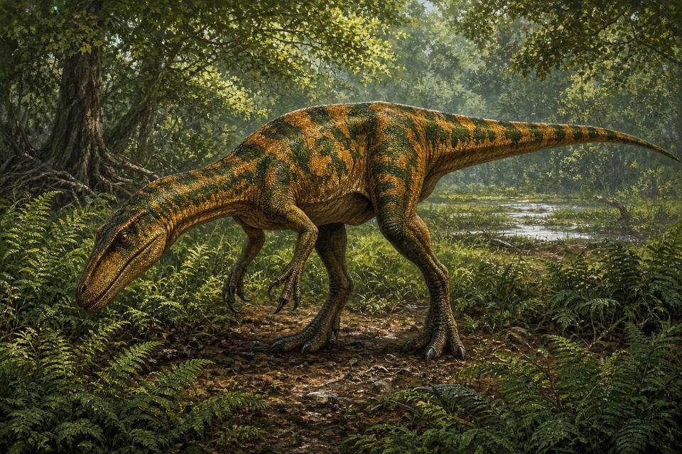 Original drawing of Dryptosaurus