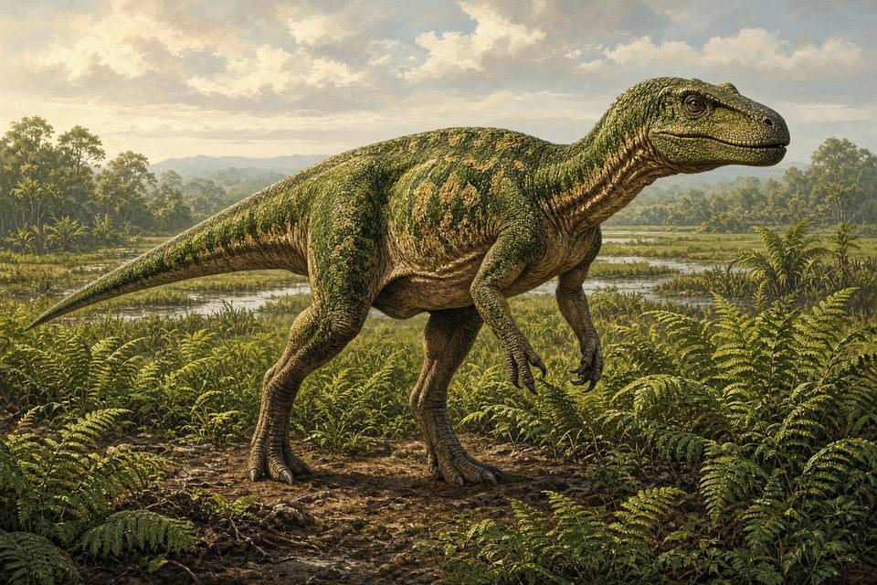 Original drawing of Ekrixinatosaurus
