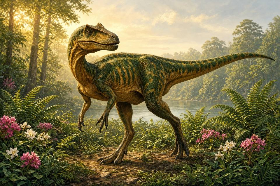 Original drawing of Eocarcharia