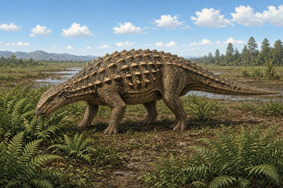 Original drawing of Eopinacosaurus