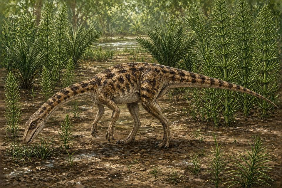 Original drawing of Eoraptor