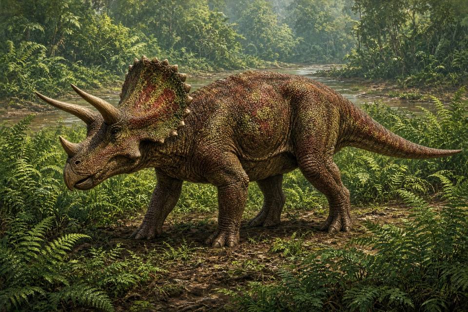 Original drawing of Eotriceratops