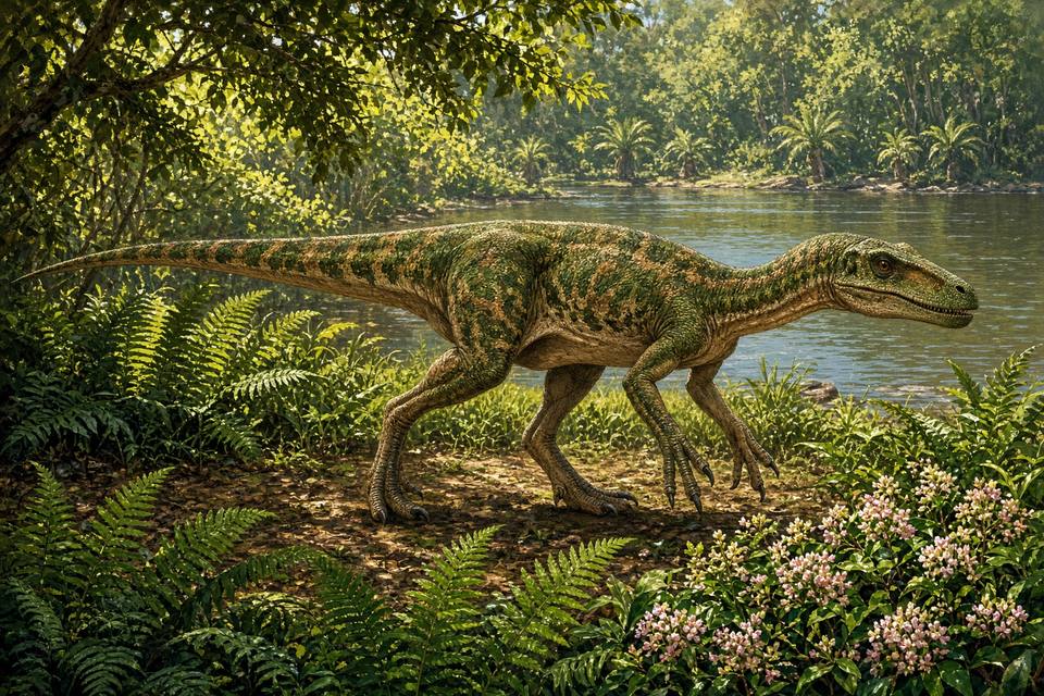 Original drawing of Eotyrannus