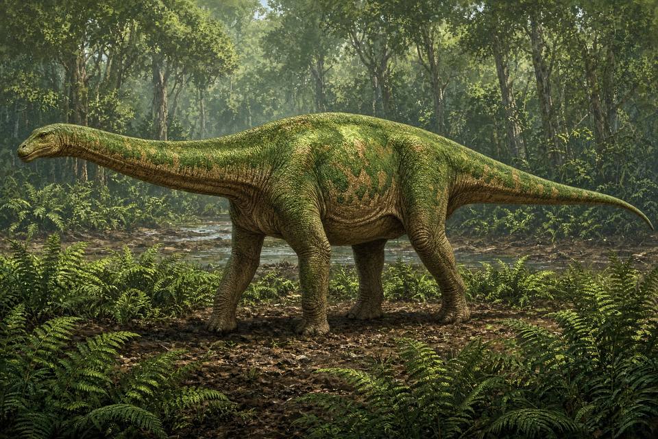 Original drawing of Epachthosaurus