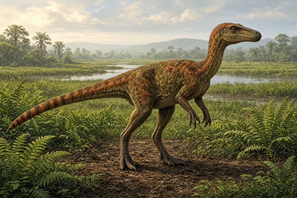 Original drawing of Erliansaurus