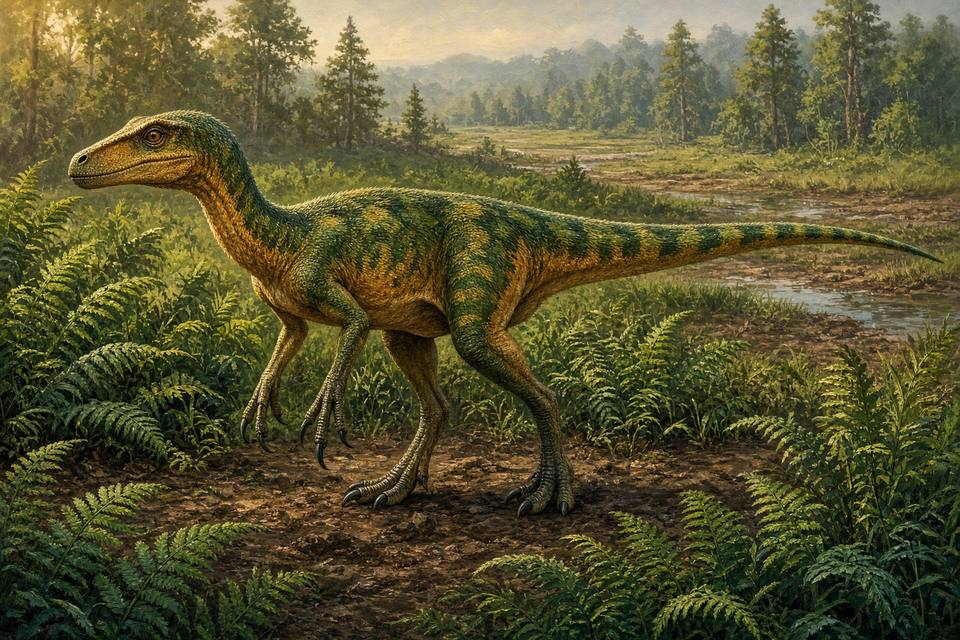 Original drawing of Erlikosaurus