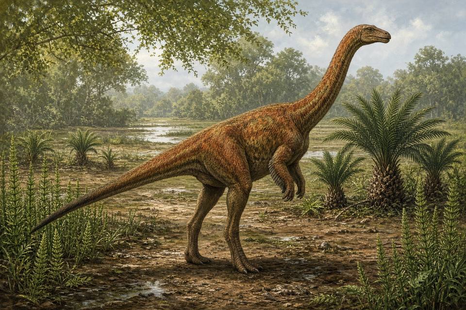 Original drawing of Eucnemesaurus