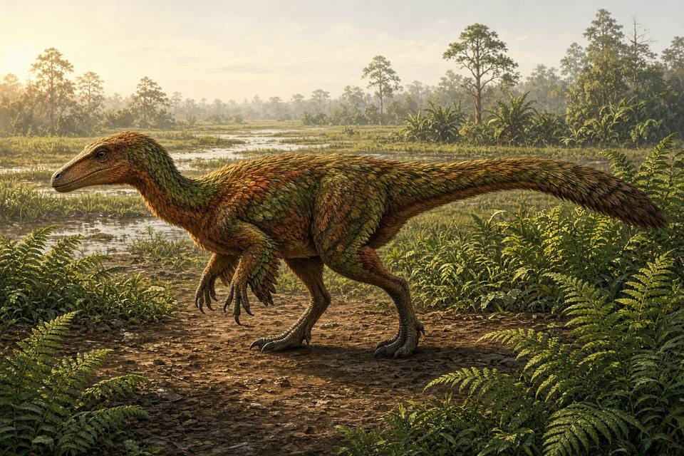 Original drawing of Euronychodon