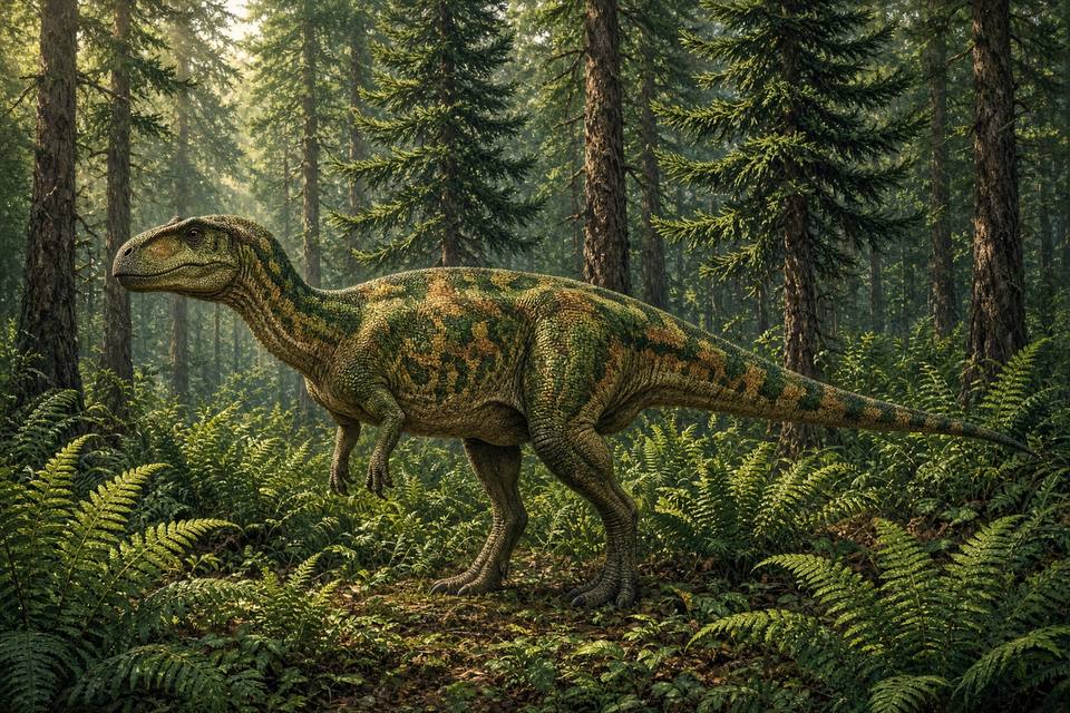 Original drawing of Ferganocephale