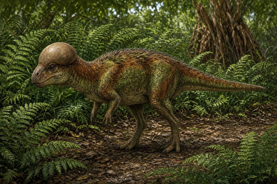 Original drawing of Foraminacephale