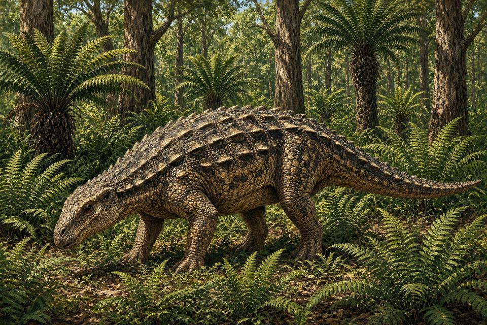 Original drawing of Gargoyleosaurus