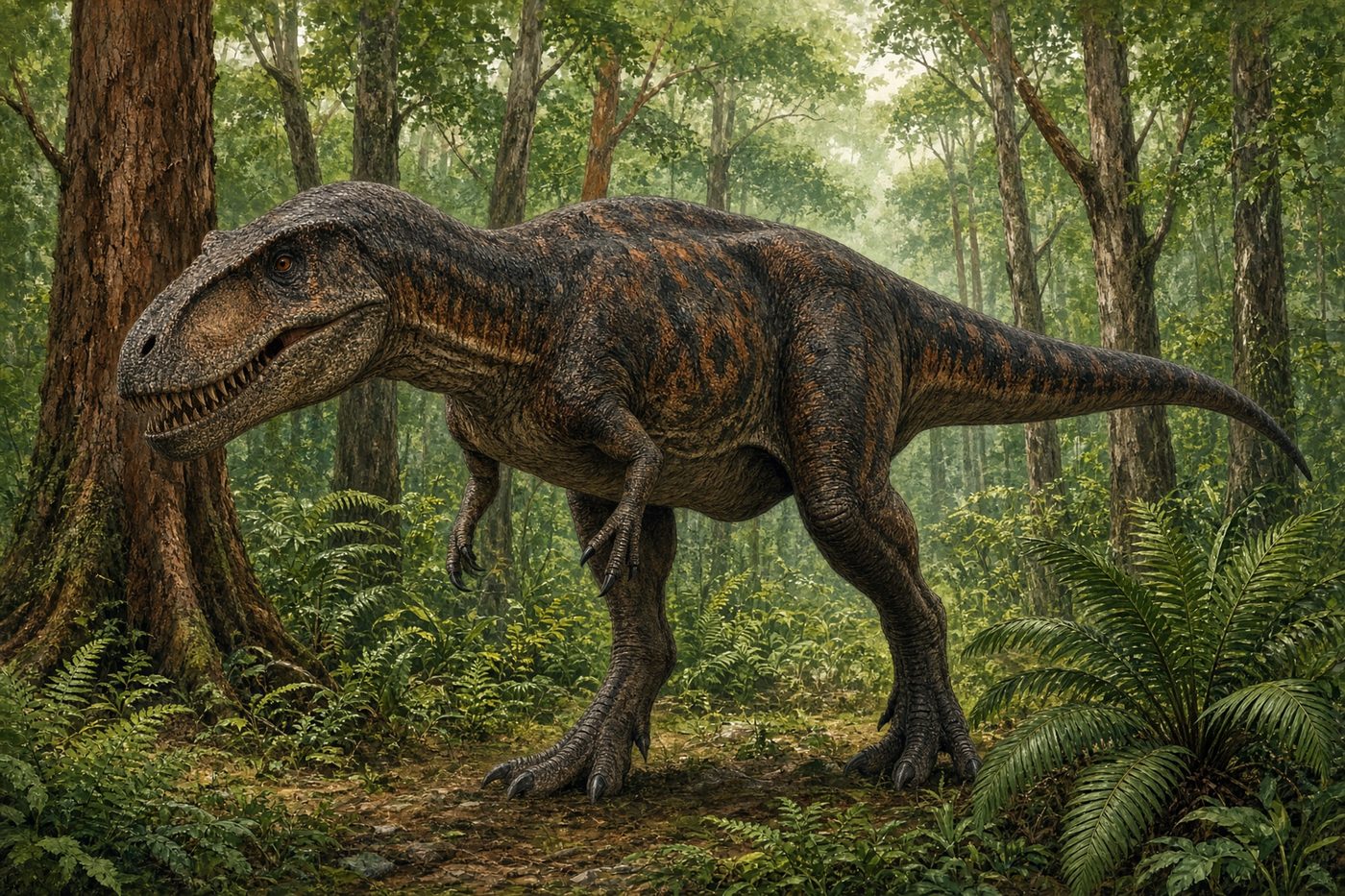 Original drawing of Giganotosaurus