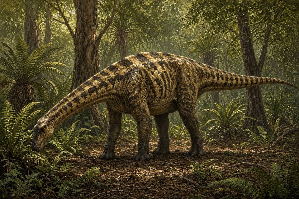 Original drawing of Gigantosaurus