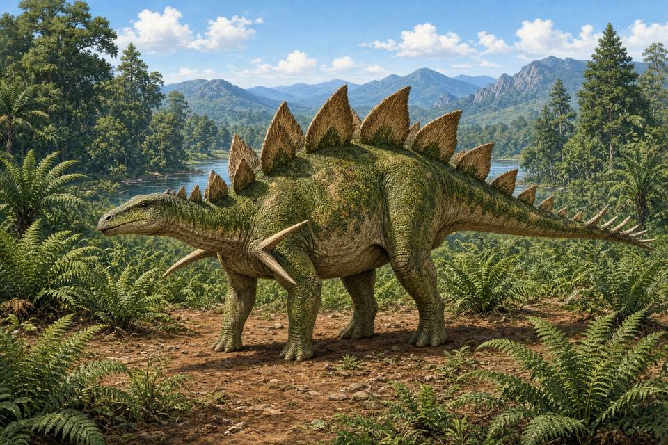 Original drawing of Gigantspinosaurus