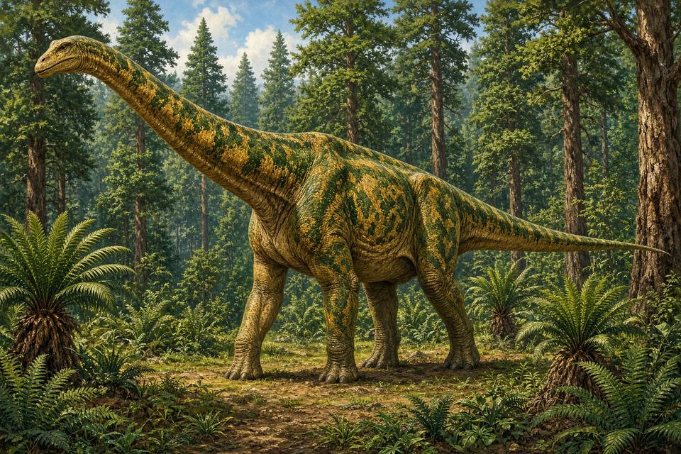 Original drawing of Giraffatitan