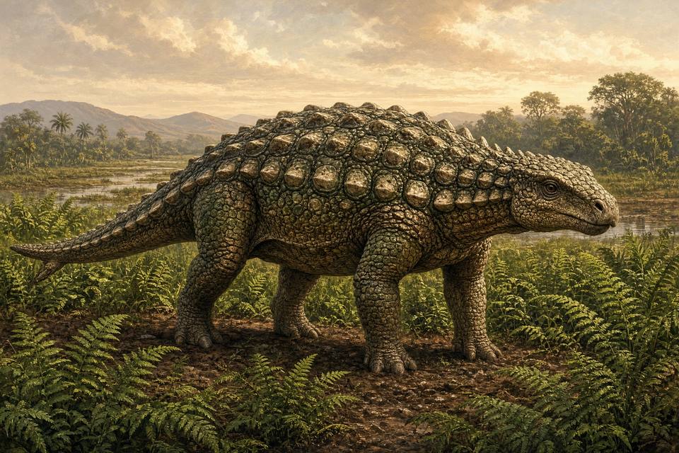 Original drawing of Glyptodontopelta