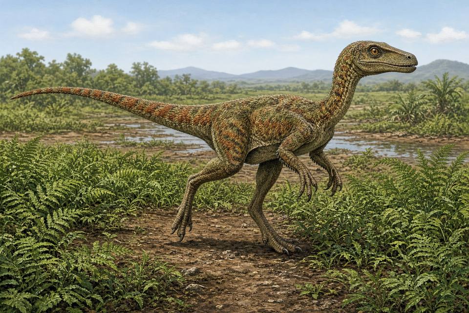Original drawing of Gobiraptor