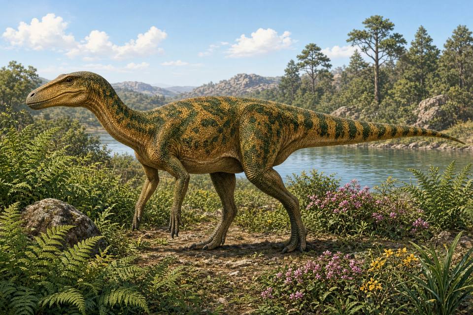 Original drawing of Gongpoquansaurus