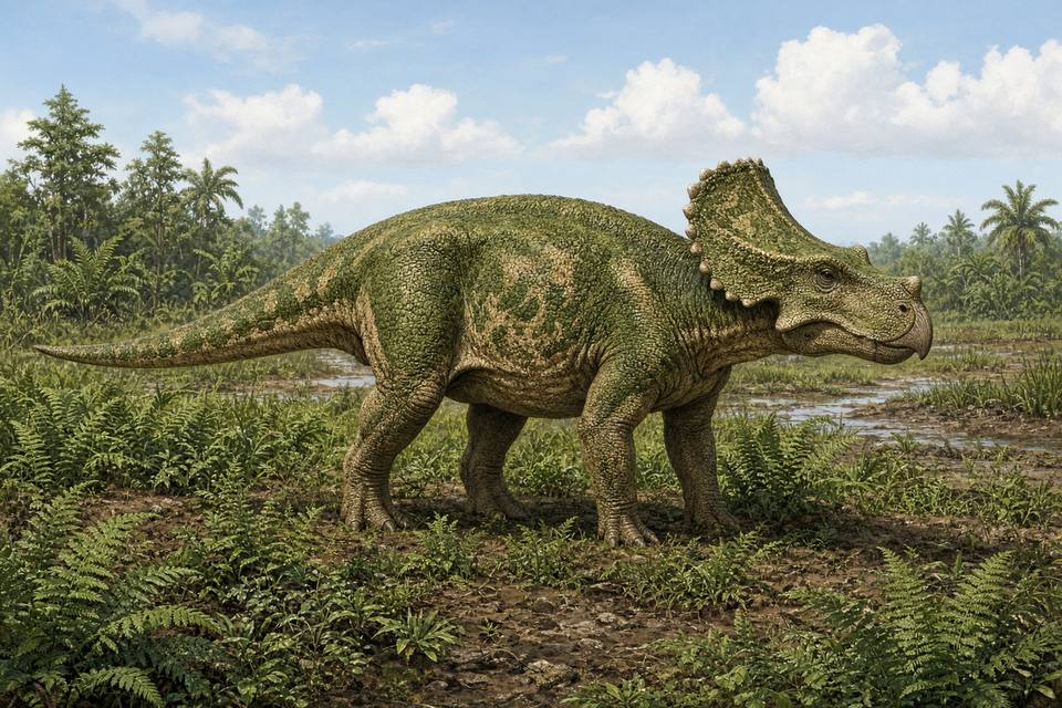 Original drawing of Gryphoceratops