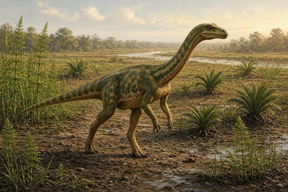 Original drawing of Guaibasaurus