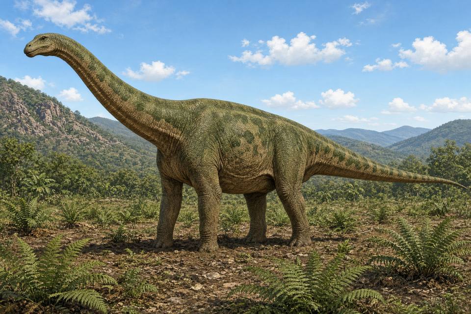 Original drawing of Haplocanthosaurus