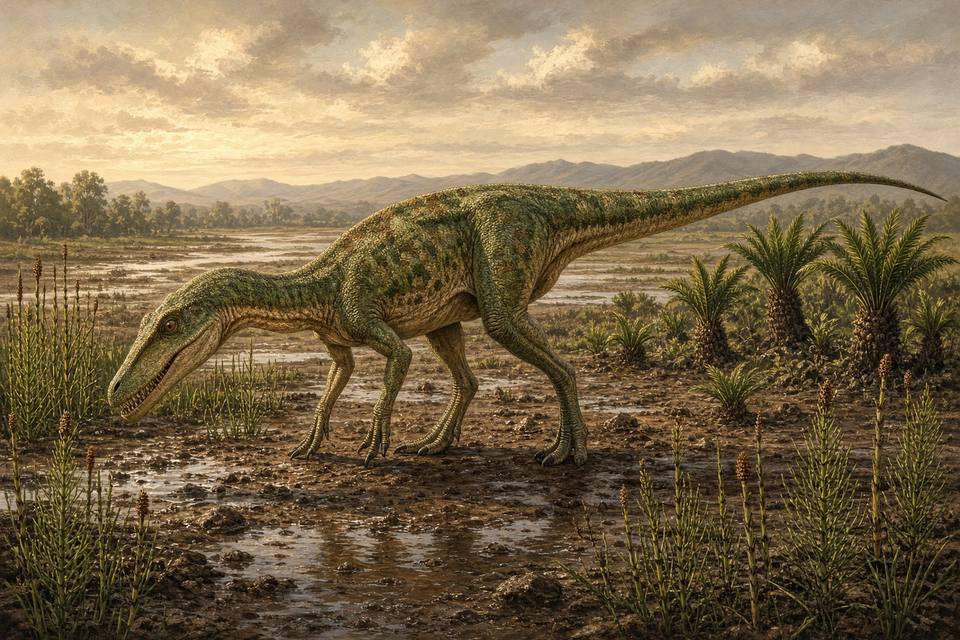 Original drawing of Herrerasaurus