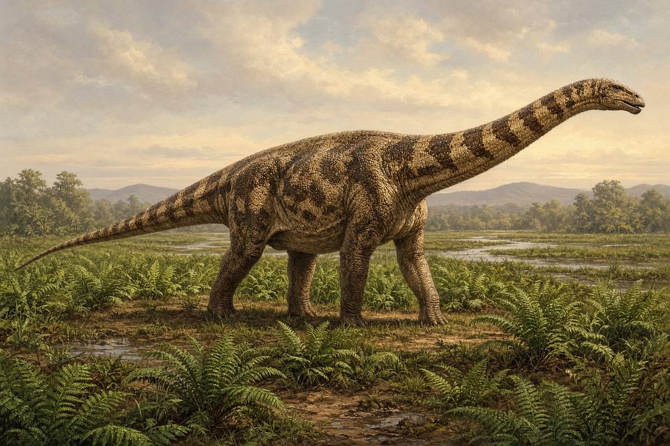 Original drawing of Huabeisaurus