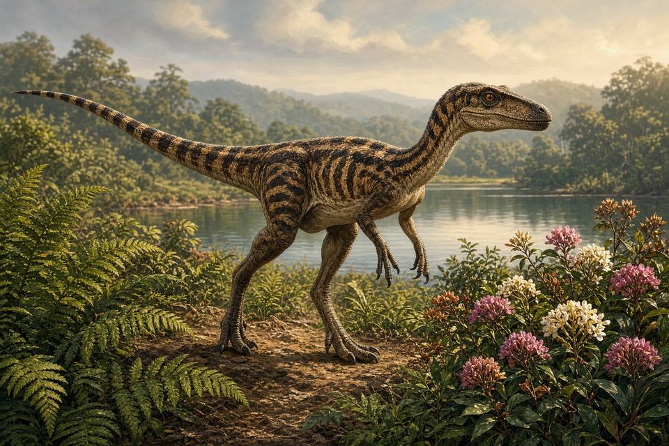 Original drawing of Huadanosaurus