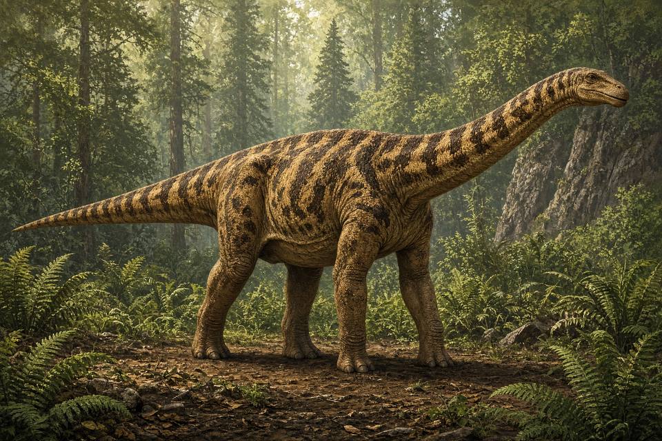 Original drawing of Huashanosaurus