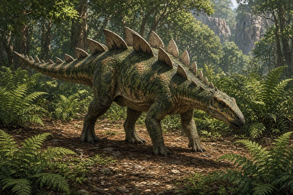 Original drawing of Huayangosaurus
