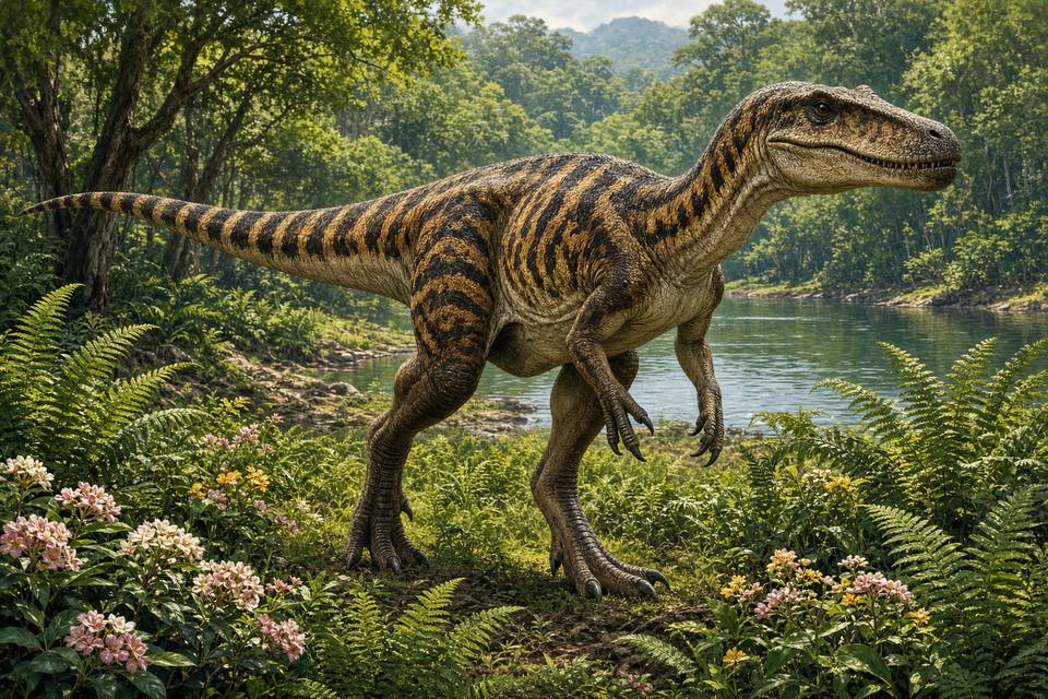 Original drawing of Ichthyovenator