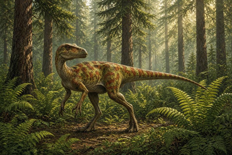Original drawing of Iliosuchus