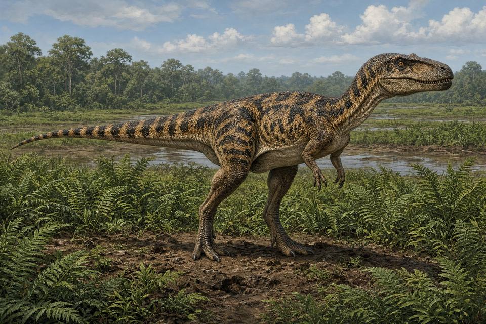 Original drawing of Indosaurus