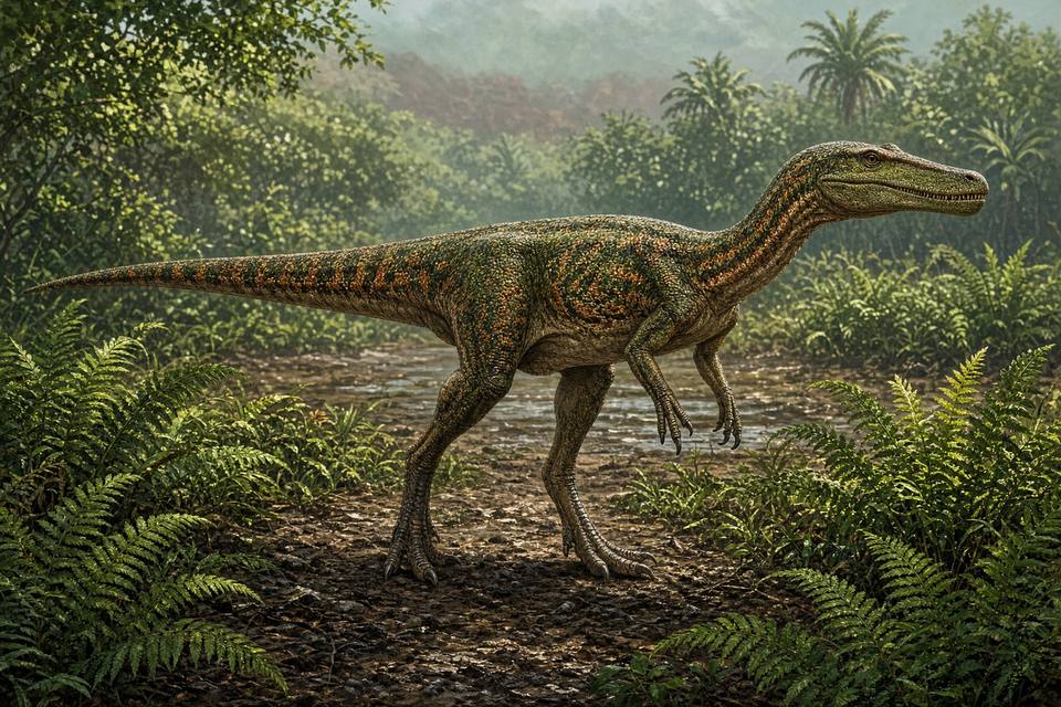 Original drawing of Indosuchus