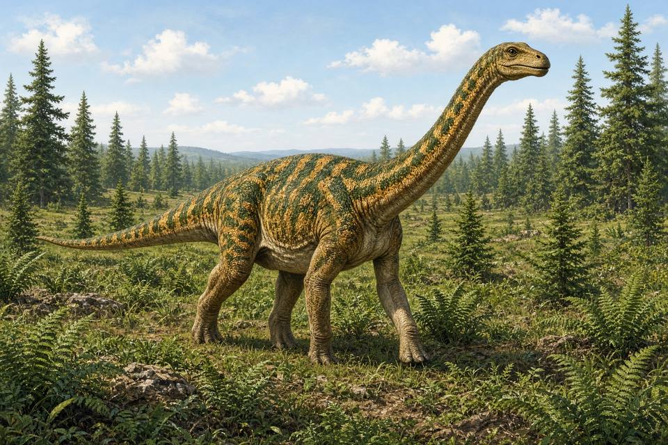 Original drawing of Irisosaurus