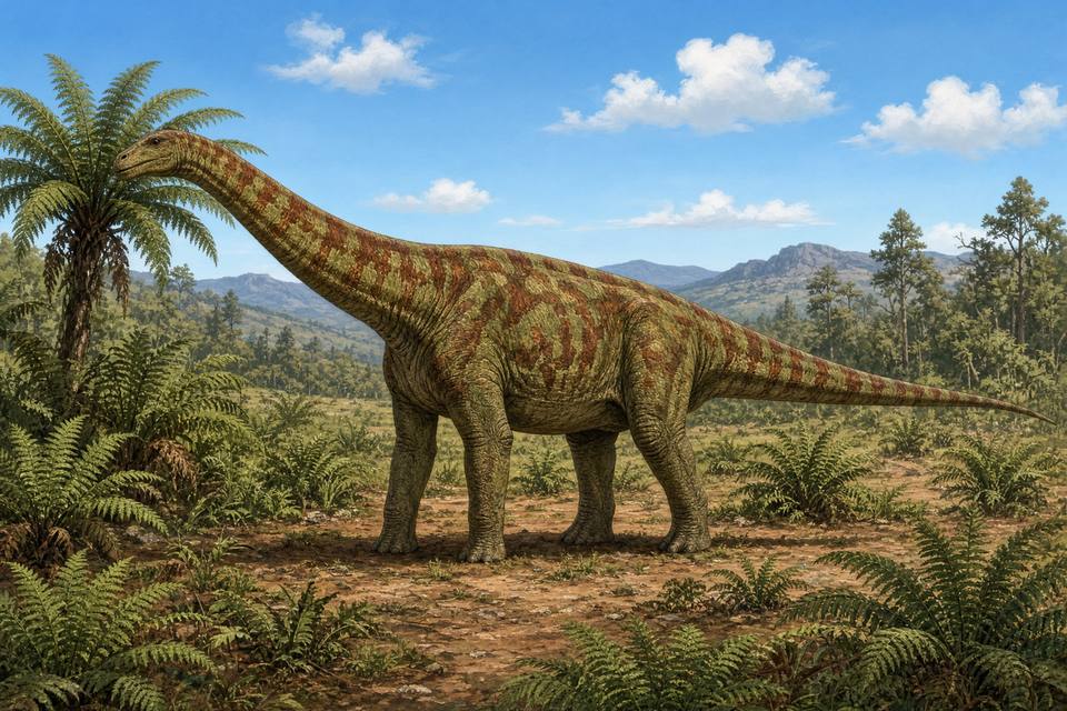 Original drawing of Isanosaurus