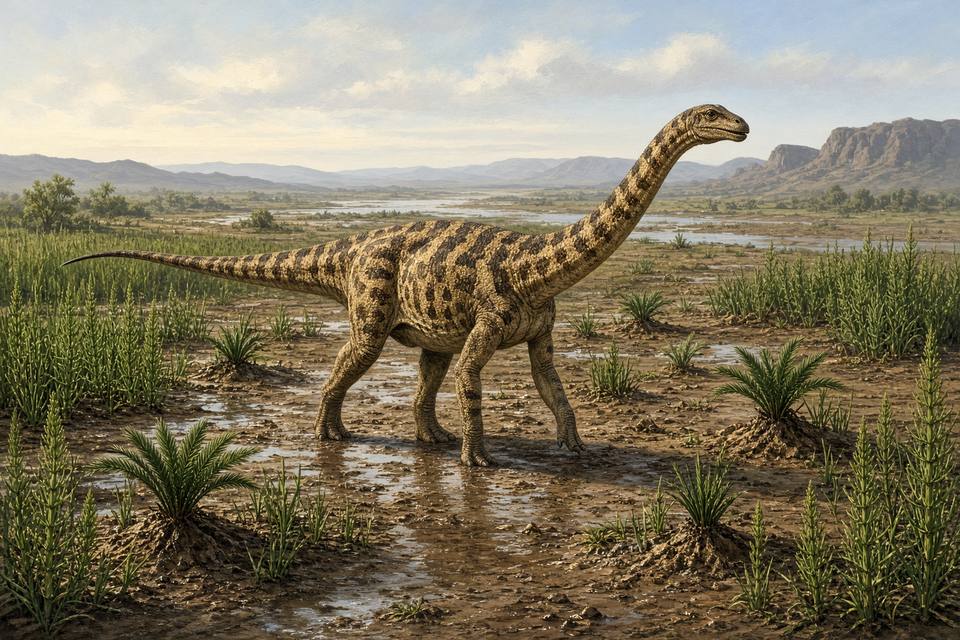 Original drawing of Jaklapallisaurus