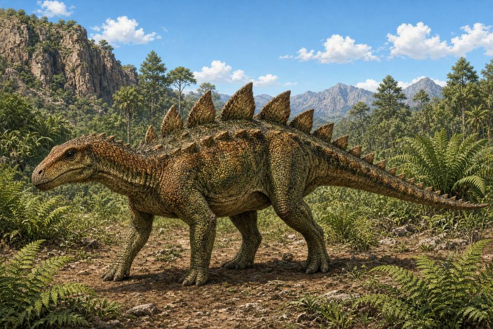 Original drawing of Jiangjunosaurus