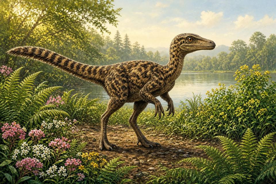 Original drawing of Jinfengopteryx