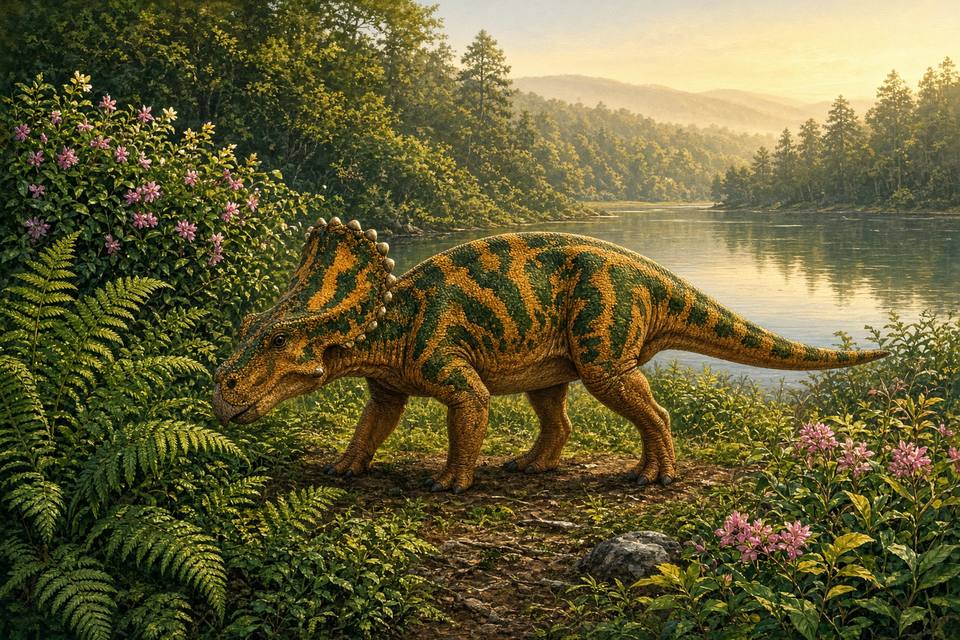 Original drawing of Koreaceratops