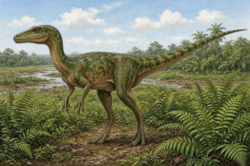 Original drawing of Laevisuchus