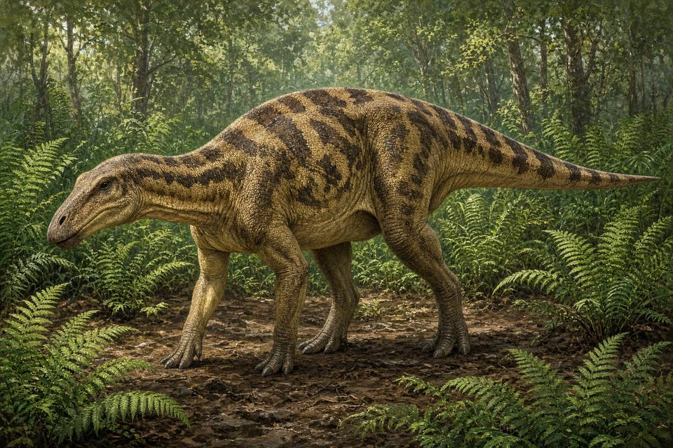 Original drawing of Laiyangosaurus